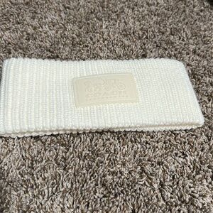 Coach Cream Knit Headband